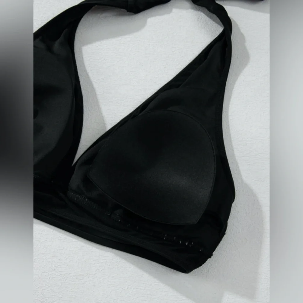 Black Mesh Bikini Set